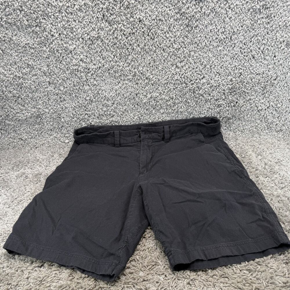 Lululemon Men’s Commission Shorts 36 Black Stretch Chino Casual Golf 9”